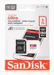 Sandisk Ultra SDSQUAC-1T00-GN6MA Karta Pamięci Microsd, Czerwony/Szary, 1 TB