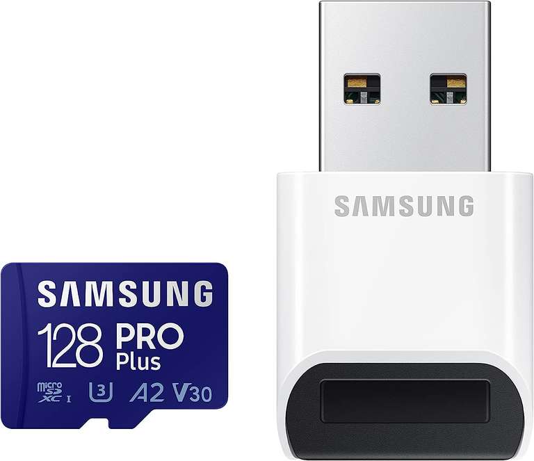 Samsung Pro PLUS microSDXC 128GB z czytnikiem USB (MB-MD128KB/WW)
