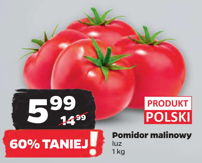 Pomidory malinowe luz kg @Netto