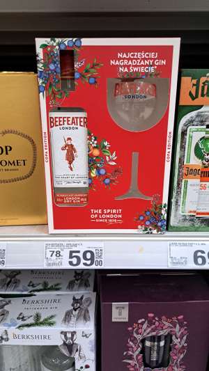 Gin Beefeater 0,7 ± Copa Glass Auchan Toruń