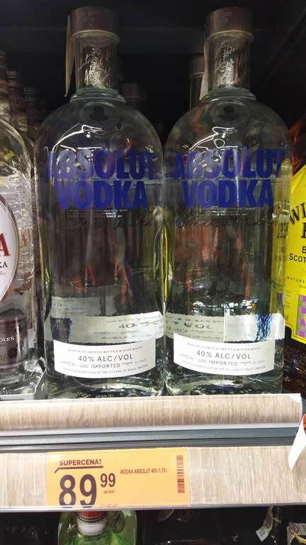 Absolut Vodka 1.75 L 40% Biedronka
