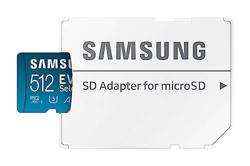 Karta pamięci Samsung Evo Select microSDXC UHS-I U3 512 GB 130 MB/s (MB-ME512KA/EU) 34,79euro