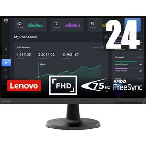 Monitor LENOVO D24-40 23.8" 1920x1080px 4 ms