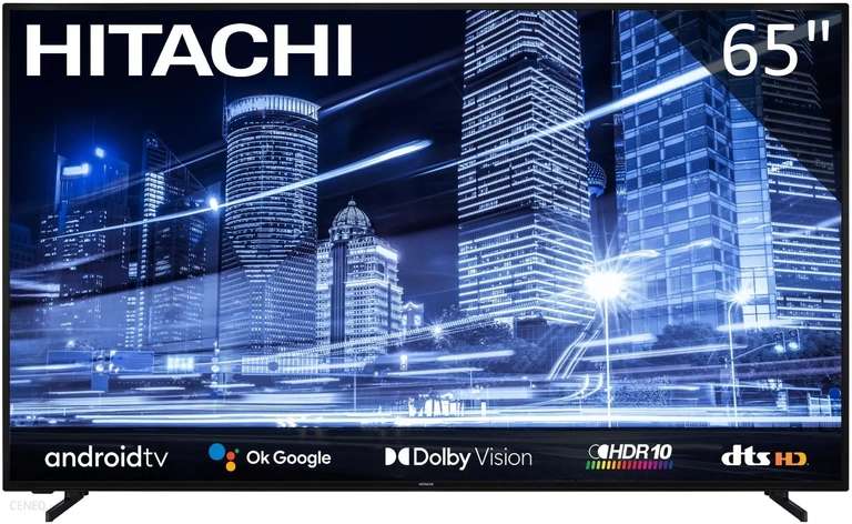 Telewizor Hitachi 65HAK5350 65" LED 4K UHD HDR Android TV