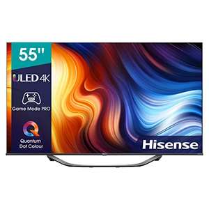 Telewizor Hisense ULED Smart TV 55U7HQ (55 cali) 600 nitów 4K HDR10+, 120Hz, Dolby Vision IQ, Freeview Play, Alexa, HDMI 2.1