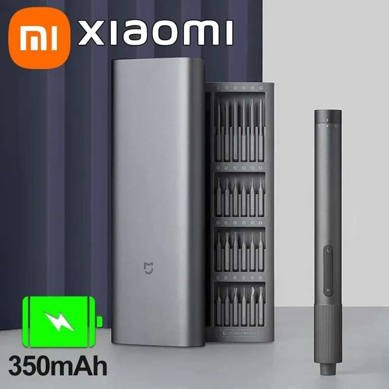 Xiaomi Mijia elektryczny śrubokręt precyzyjny zestaw magnetyczny z 24 głowicami