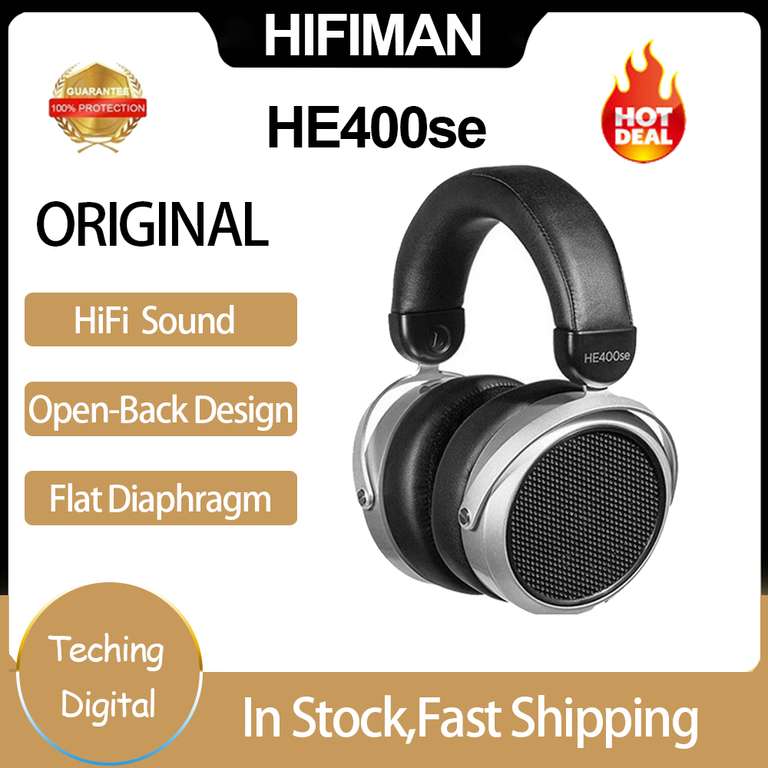 Słuchawki planarne Hifiman HE400se $87.3 (381,77 zł)