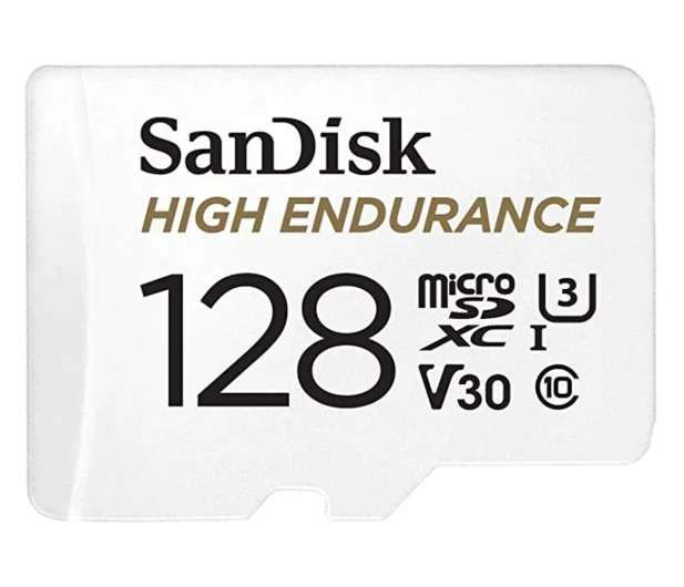 Karta SanDisk 128GB microSDXC High Endurance UHS-I U3 V30