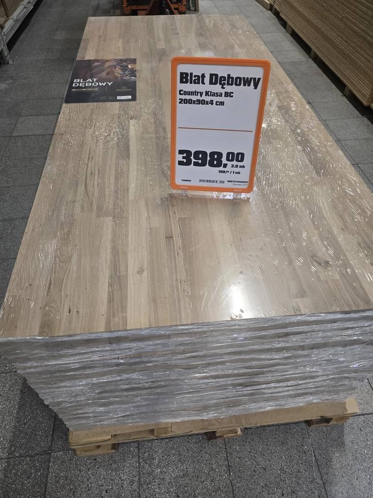 Blat dębowy wyspowy