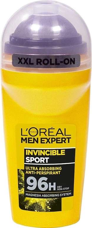 Antyperspirant L'Oréal Paris Men Expert Invincible Sport 96H 50ML | Amazon | L'Oréal Men Expert Fresh Extreme 6 x 50 ml 51,98zł [8,66/szt]