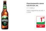 Piwo Karpackie jasne 6% but.zw. 0,5L @Dino