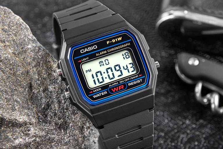Casio F-91W klasyczny zegarek unisex retro vintage