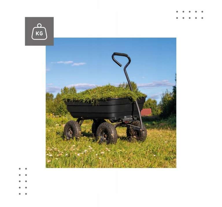 Wózek ogrodowy / taczka / przyczepka Mark Adler Cart 2.0 120 l