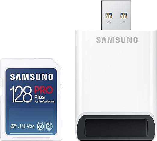 Karta pamięci Samsung Pro Plus MB-SD128KB/WW Karta Pamięci 128 GB + czytnik