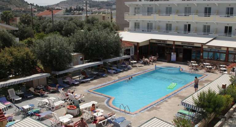 WAKACJE Grecja RODOS Hotel Georgia Apartments all inclusive wyloty z bagażem rejestrowanym w cenie 8.07-15.07 (cena za os. przy 2os.)