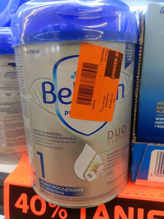 Mleko modyfikowane Bebilon profutura duobiotik 1 i 2 800g