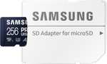 Samsung PRO Ultimate karta microSD + adapter SD 256 GB