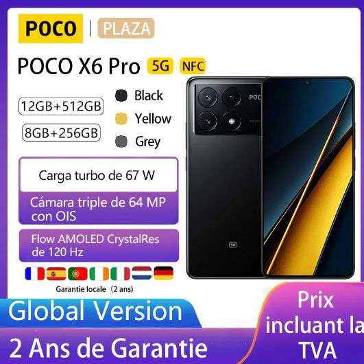 Smartfon Poco X6 Pro 8/256 US $277.07