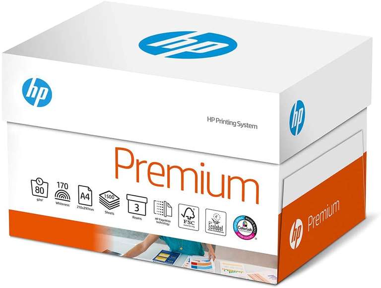 HP Papier do drukarki Premium CHP850 TrioBox: 80g, A4, 1500 arkuszy (3x500)