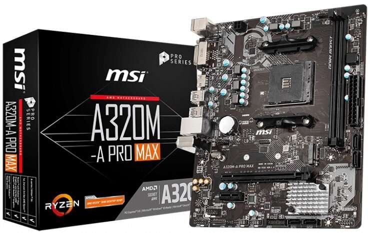 Płyta główna MSI A320M-A Pro Max / Socket AM4 /DDR4 !Limitowana okazja!