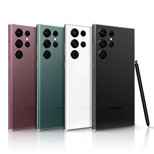 Smartfon Telefon Samsung Galaxy S22 Ultra 12/512GB z ładowarką, stan bardzo dobry, brak folii 870€. Nowe czarne i zielone po 1113€.