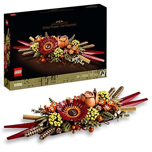 LEGO 10314 ICONS - Stroik z suszonych kwiatów na Amazon.fr €33,46