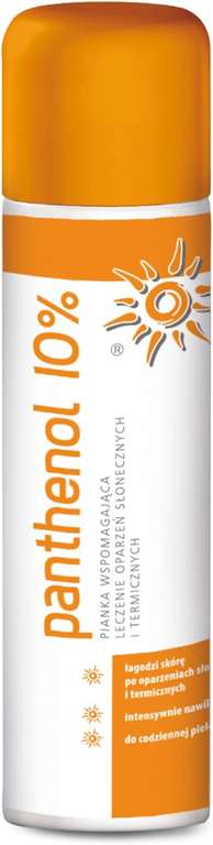 Panthenol 10% Spray po Oparzeniu Słonecznym i Termicznym, 150 mil