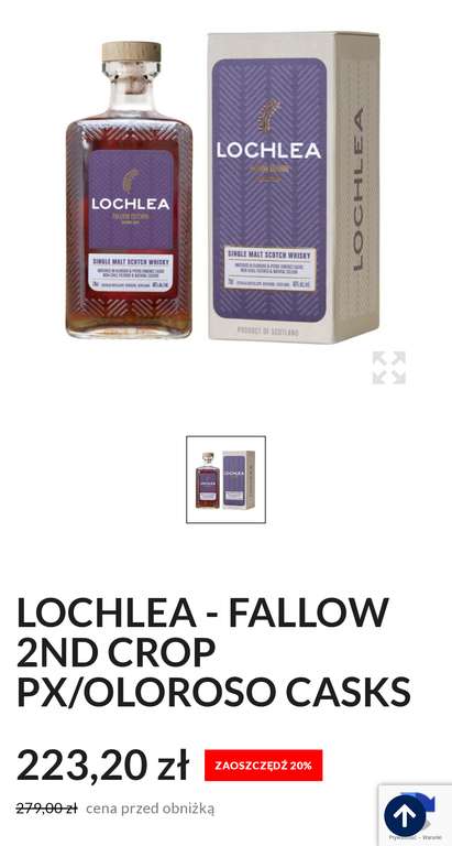 LOCHLEA - CASK STRENGTH BATCH 1 2023 za 239,20 zł w sklepie thewhisky.pl