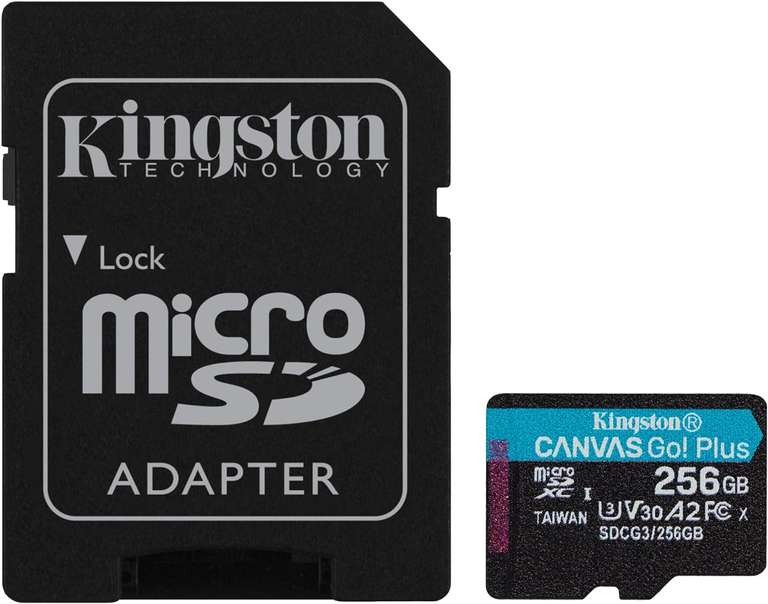 Karta microSD kingston SDCG3/256GB canvas go plus