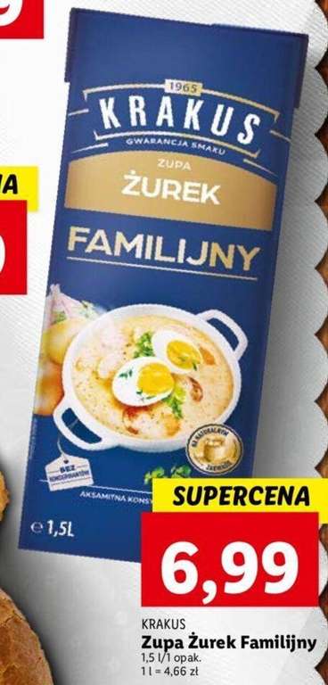 Zupa Żurek Familijny 1,5L Krakus. LIDL
