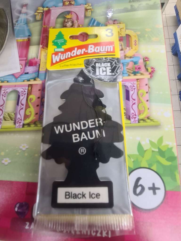 Odświeżacz powietrza do samochodu Wunderbaum 3 pack, seria black ice 1szt/4 zl w Biedronka