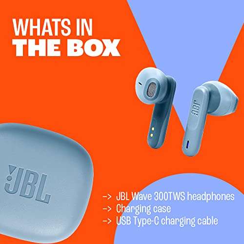 Słuchawki bezprzewodowe douszne JBL Wave 300 TWS - 56,64 EUR