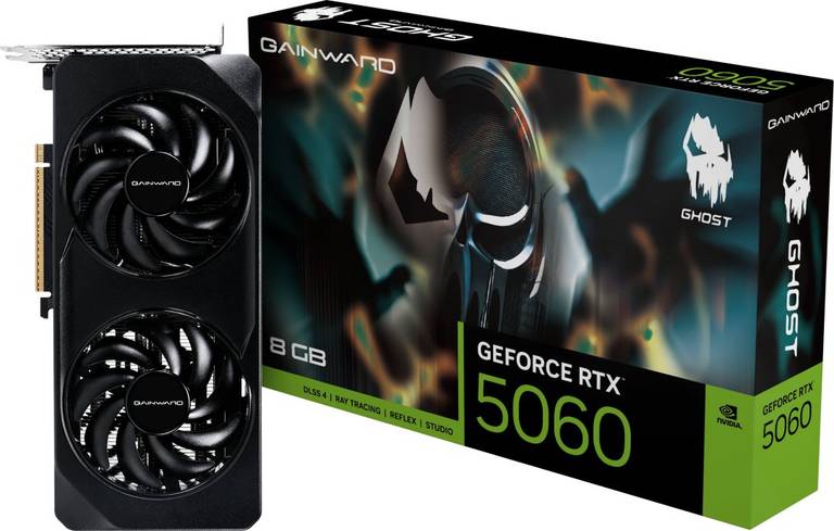 Gainward GeForce RTX 5060 Ghost 8GB GDDR7 DLSS4 karta graficzna