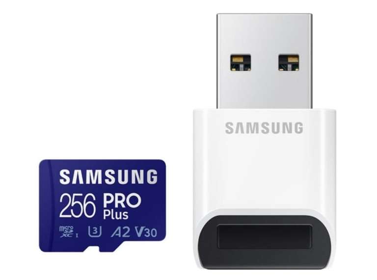 Samsung 256GB microSDXC PRO Plus 160MB/s z czytnikiem