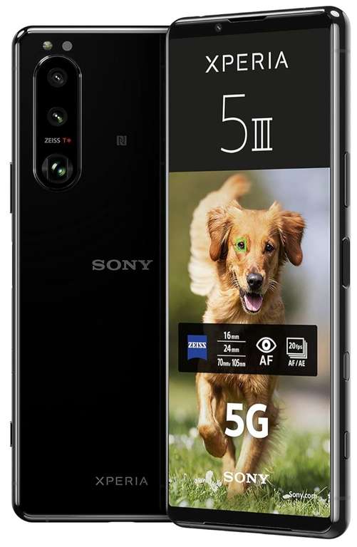 Smartfon Sony Xperia 5 III 5G, 8 GB/ 128 GB, WHD stan bdb [ 273,86 € + wysyłka 5,99 € ]
