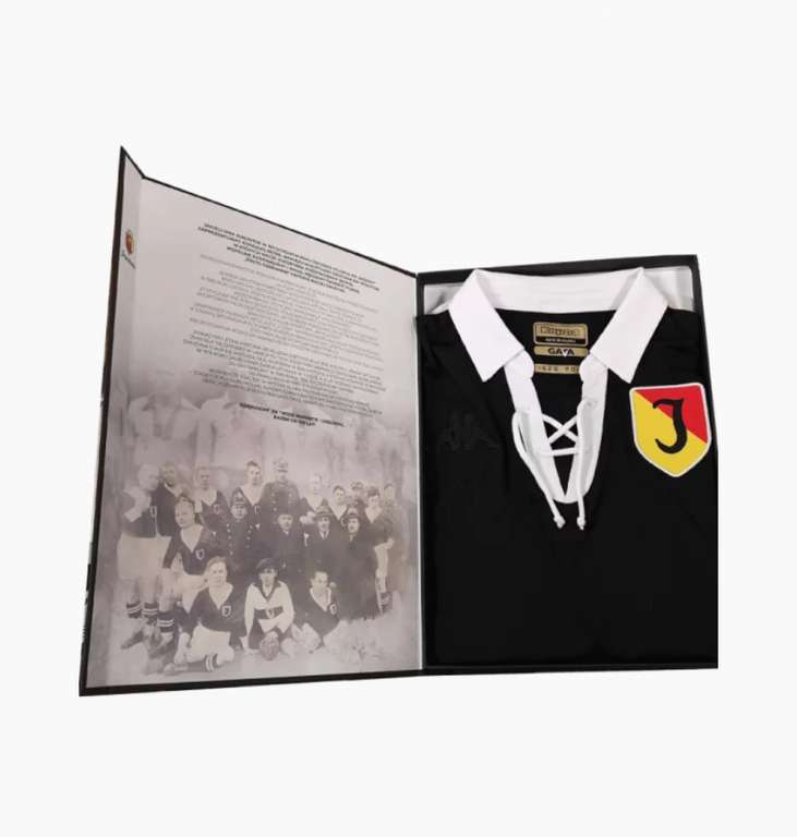 Limitowana koszulka piłkarska retro firmy Kappa Jagiellonii Białystok