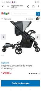 SegBoard, dostawka do wózka dziecięcego.Czytaj opis