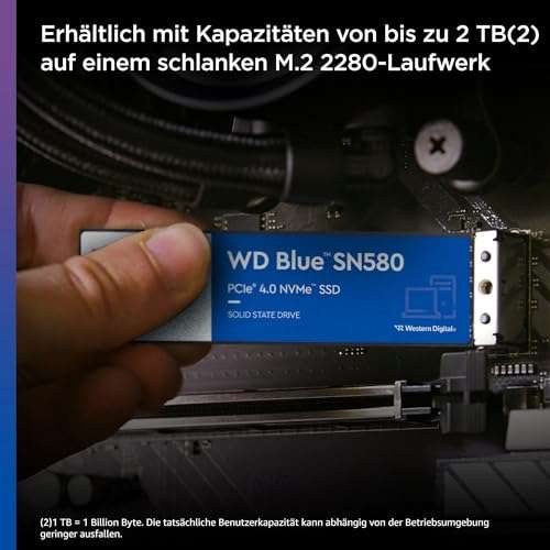 Dysk SSD WD Blue SN580 2TB do 4.150MBps