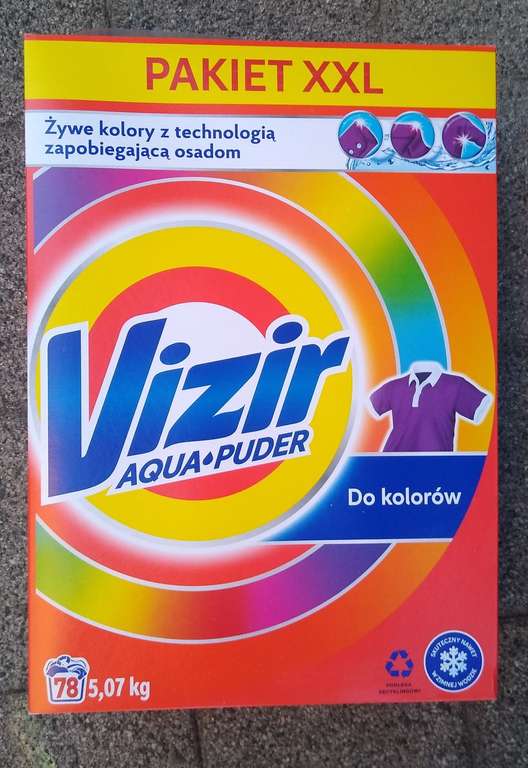 Proszek do prania Vizir aqua-puder do kolorów 5,07