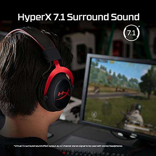 HyperX Cloud II słuchawki przewodowe 7.1 PC/PS4/PS5/Xbox @amazon.de