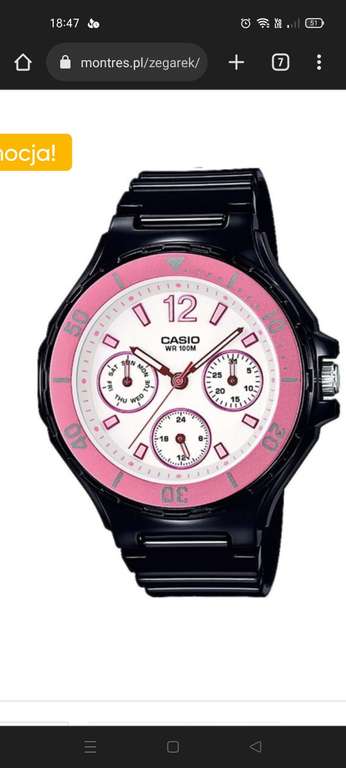Zegarek dziecięcy CASIO LRW-250H-1A3