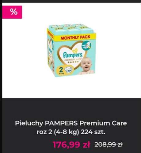Pieluchy PAMPERS Premium Care roz 2 (4-8 kg) 224 szt.