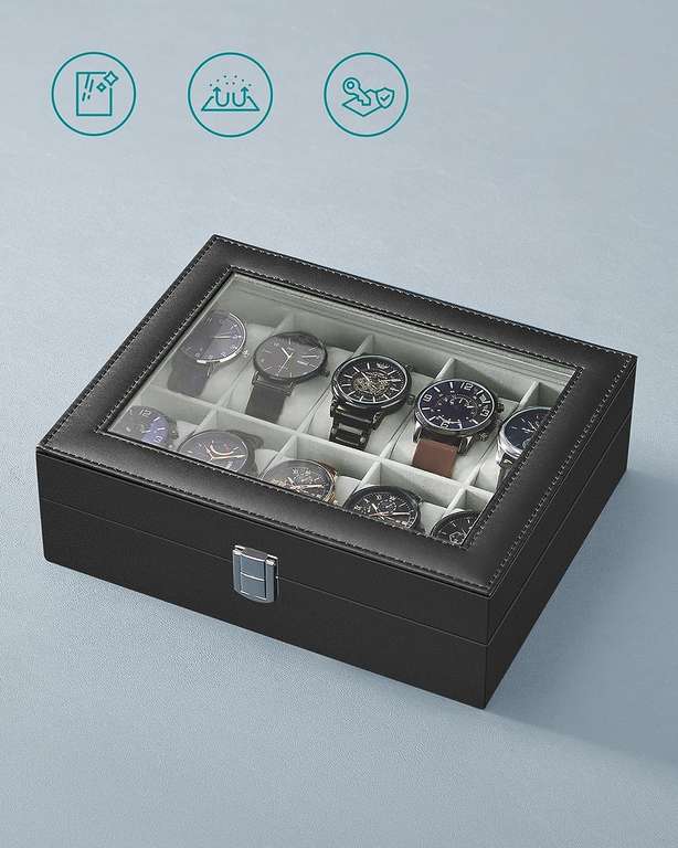 Pudełko na zegarki Songmics na Amazon Prime