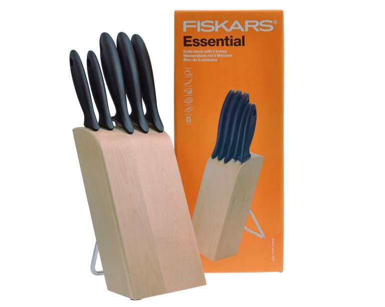 Komplet noży w bloku Fiskars 1004931 - 6 elementów