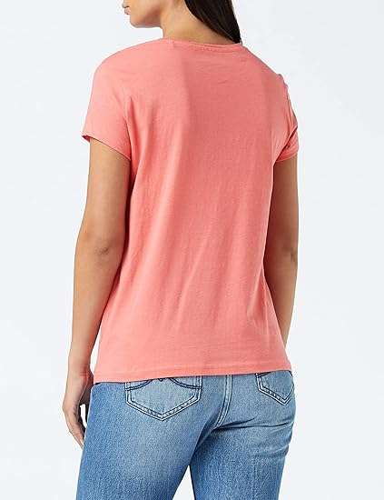 Damski t-shirt MUSTANG 33,99 r. bawełna - C zł 100% za Logo @Amazon Alina XS-4XL