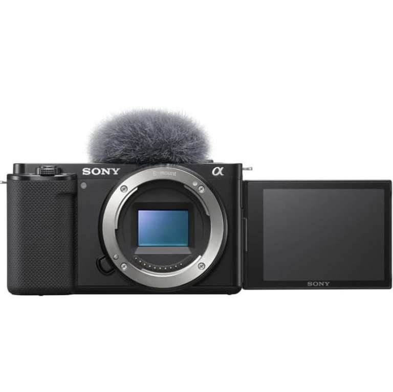 Amazon Prime Day Sony Alpha ZV-E10 | Bezlusterkowy aparat APS-C do wideoblogów z wymiennymi obiektywami - tylko korpus