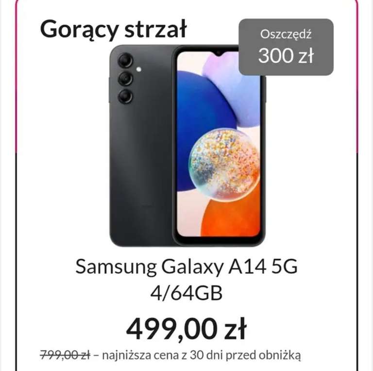 Samsung Galaxy a14 5G 4/64