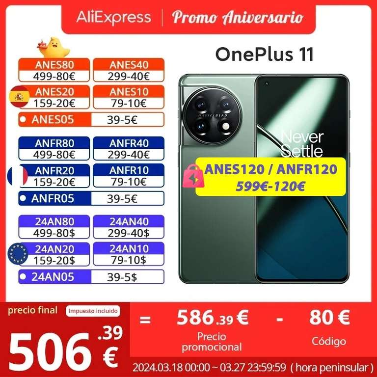 Smartfon Oneplus 11 16/256gb - Global - 536.94$