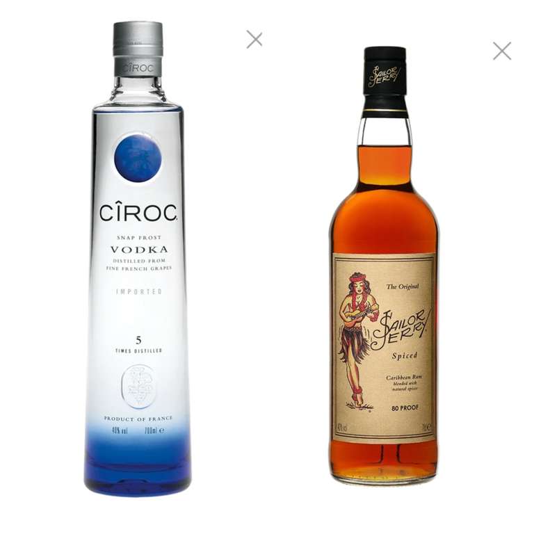Rum Sailor Jerry Spiced 0.7L 40% za 47.99zł, Wódka Ciroc 0.7L 40% za 75.99zł w Winnicy Lidla