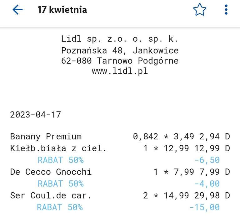 Banany Premium luzem - 3,49zł/kg. LIDL